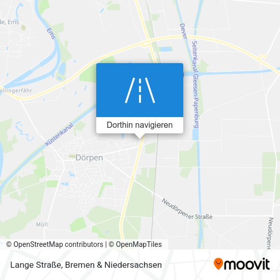 Lange Straße Karte
