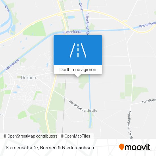 Siemensstraße Karte