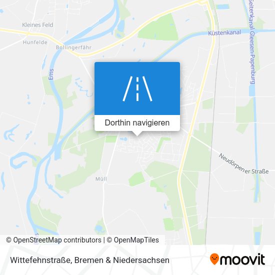 Wittefehnstraße Karte