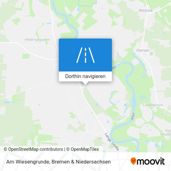 Am Wiesengrunde Karte