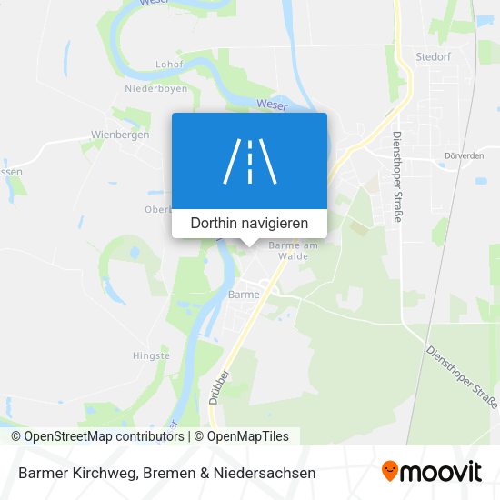 Barmer Kirchweg Karte