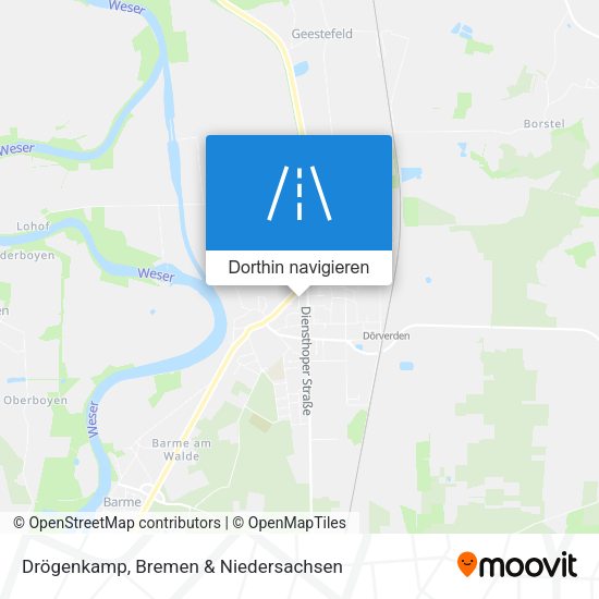 Drögenkamp Karte