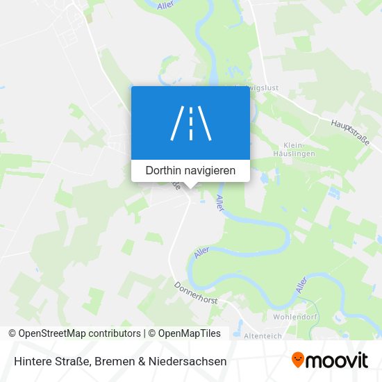 Hintere Straße Karte