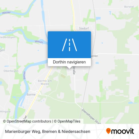 Marienburger Weg Karte