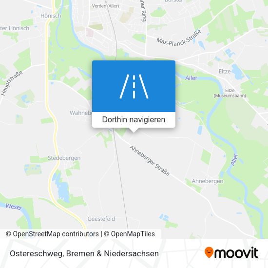 Ostereschweg Karte