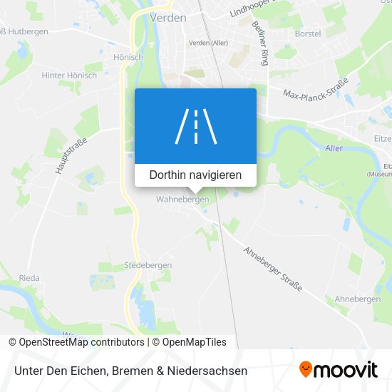 Unter Den Eichen Karte
