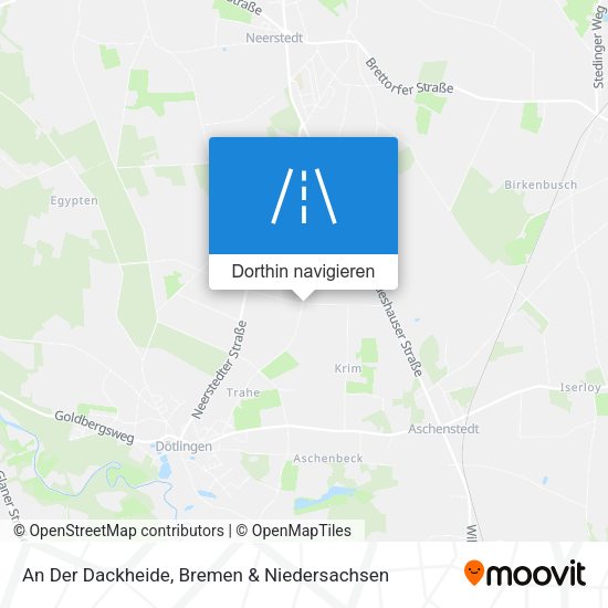 An Der Dackheide Karte