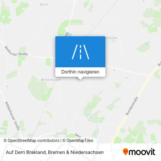 Auf Dem Brakland Karte