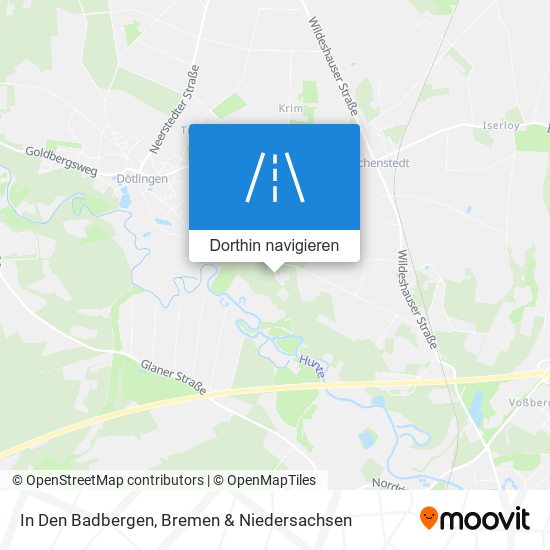 In Den Badbergen Karte