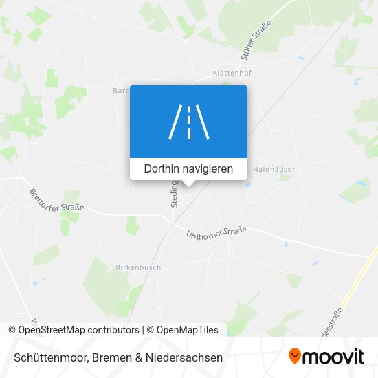 Schüttenmoor Karte