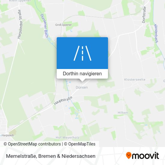 Memelstraße Karte