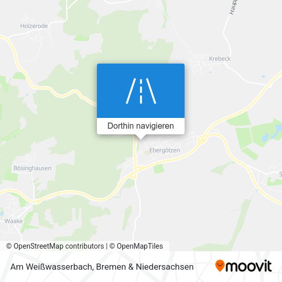 Am Weißwasserbach Karte