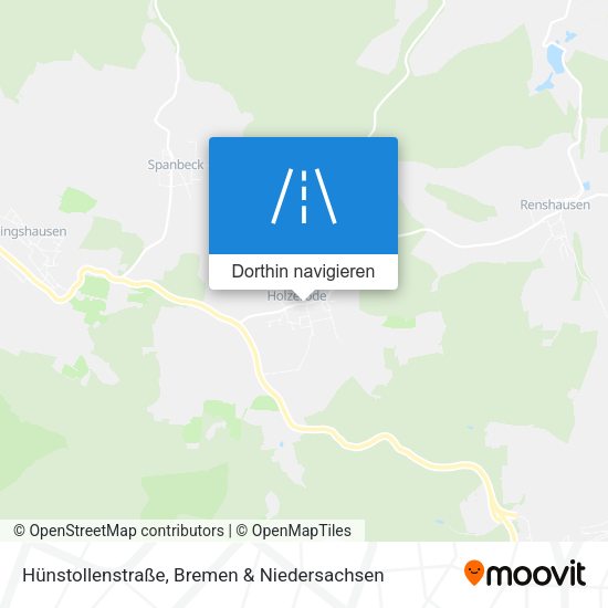 Hünstollenstraße Karte