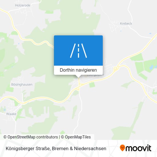Königsberger Straße Karte