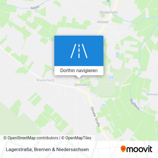 Lagerstraße Karte