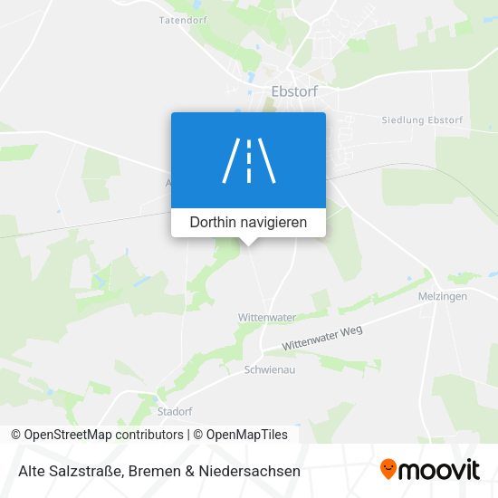Alte Salzstraße Karte