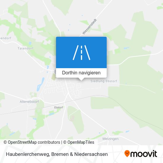 Haubenlerchenweg Karte