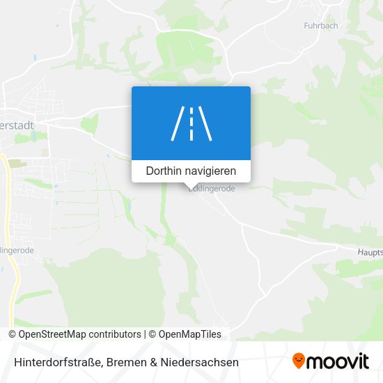 Hinterdorfstraße Karte
