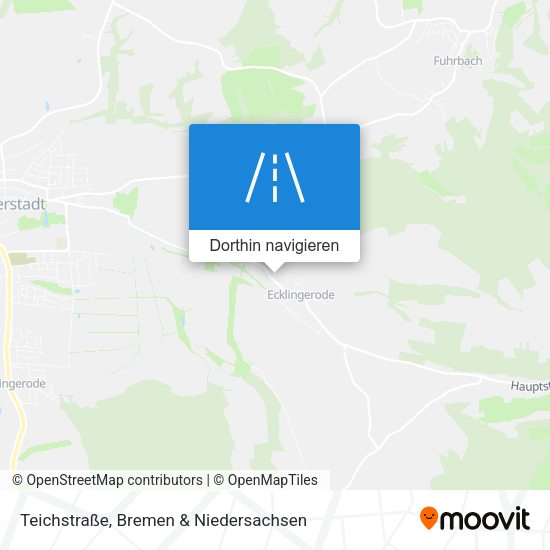 Teichstraße Karte