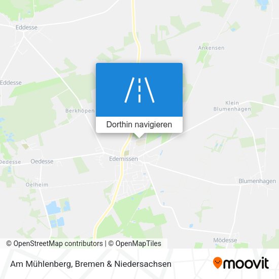 Am Mühlenberg Karte