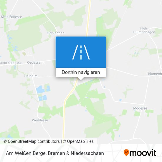 Am Weißen Berge Karte