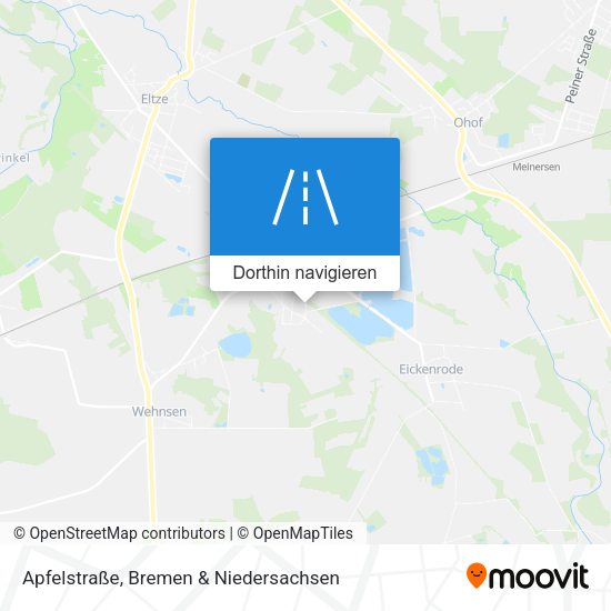 Apfelstraße Karte