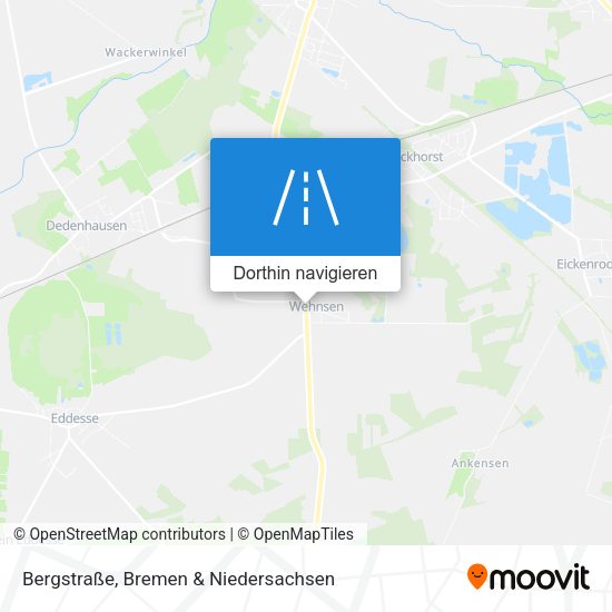 Bergstraße Karte