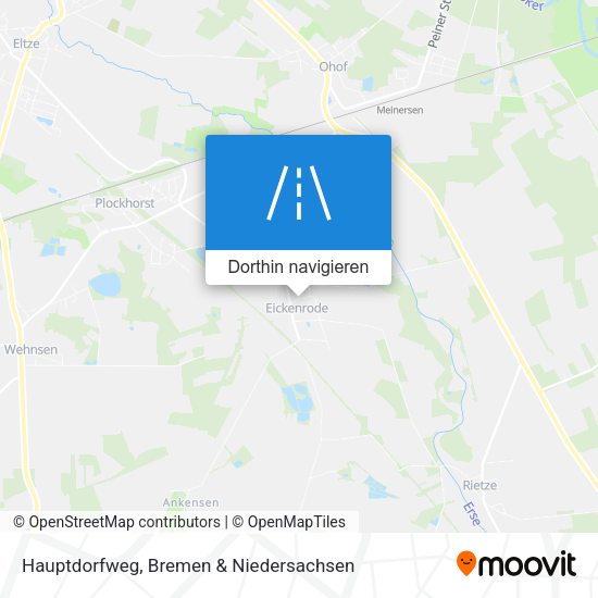 Hauptdorfweg Karte