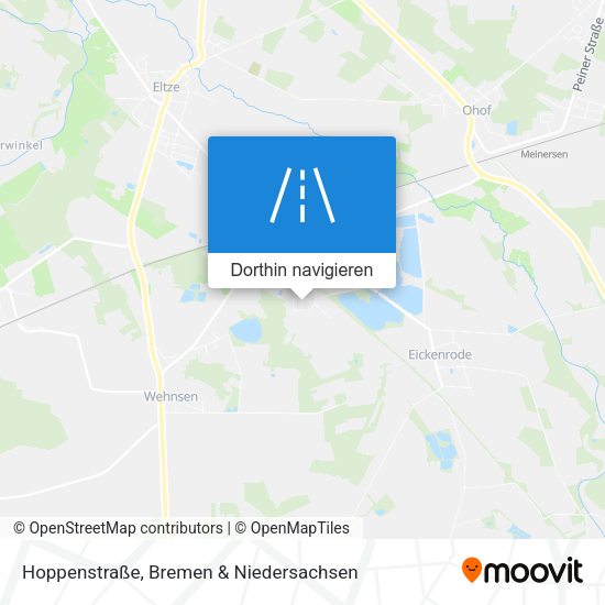 Hoppenstraße Karte
