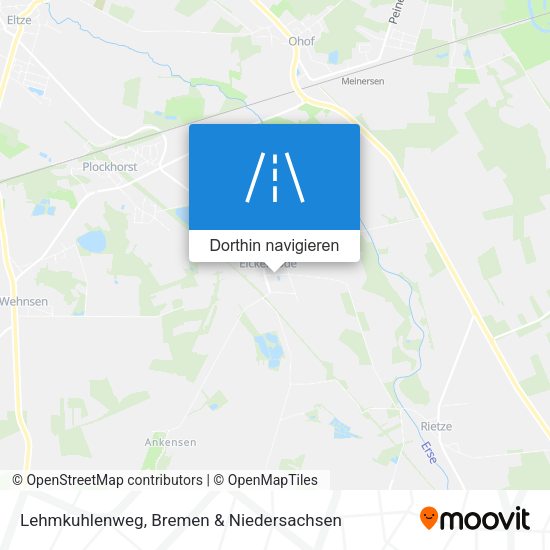 Lehmkuhlenweg Karte