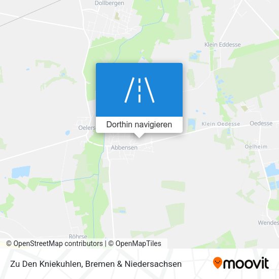 Zu Den Kniekuhlen Karte