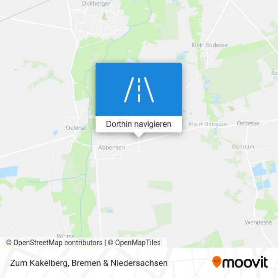 Zum Kakelberg Karte