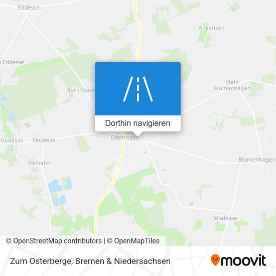 Zum Osterberge Karte