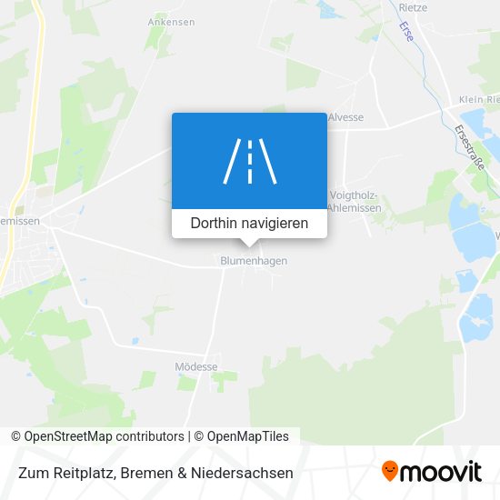 Zum Reitplatz Karte