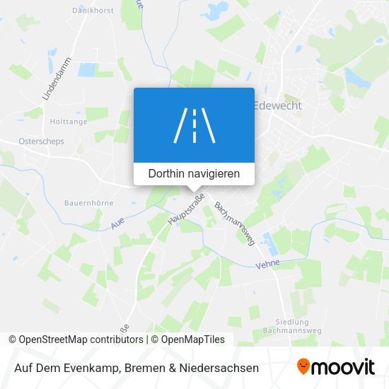 Auf Dem Evenkamp Karte