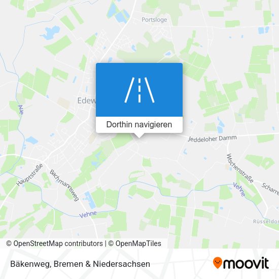 Bäkenweg Karte