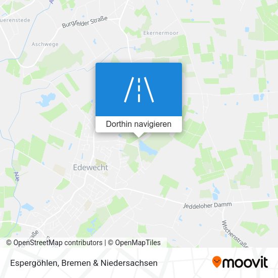 Espergöhlen Karte