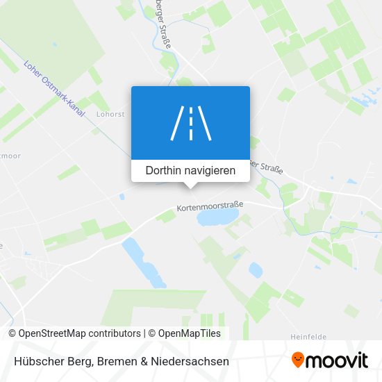 Hübscher Berg Karte