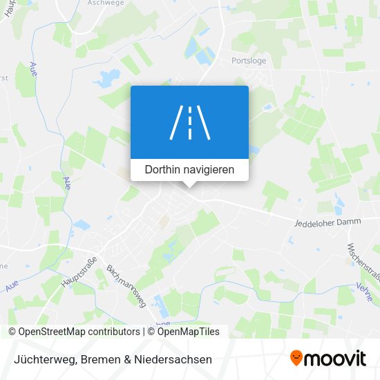 Jüchterweg Karte