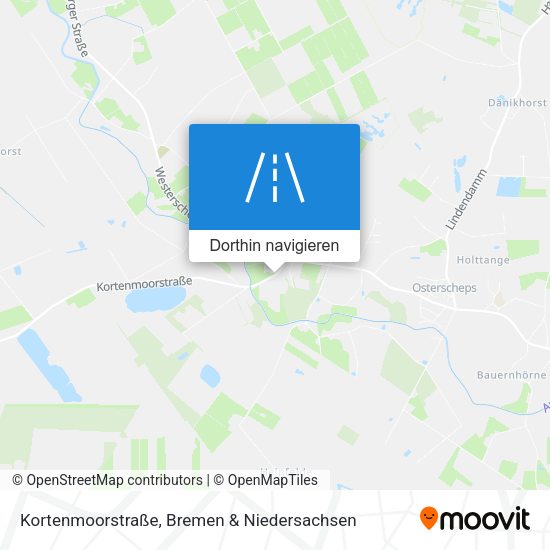 Kortenmoorstraße Karte