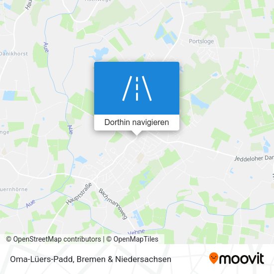Oma-Lüers-Padd Karte