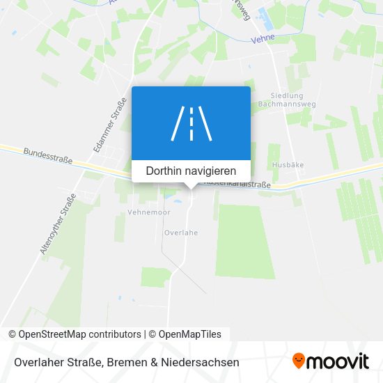 Overlaher Straße Karte
