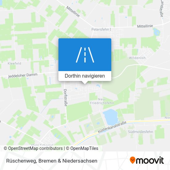 Rüschenweg Karte