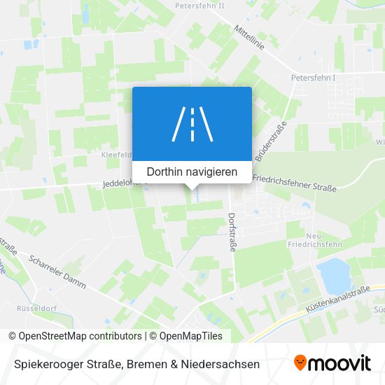 Spiekerooger Straße Karte