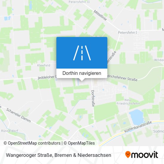 Wangerooger Straße Karte