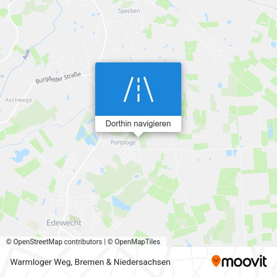 Warmloger Weg Karte