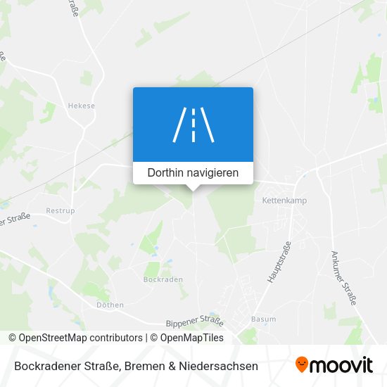 Bockradener Straße Karte