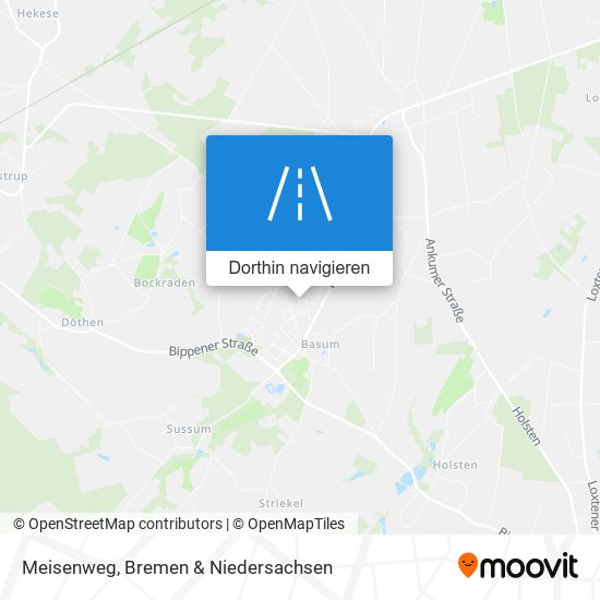 Meisenweg Karte