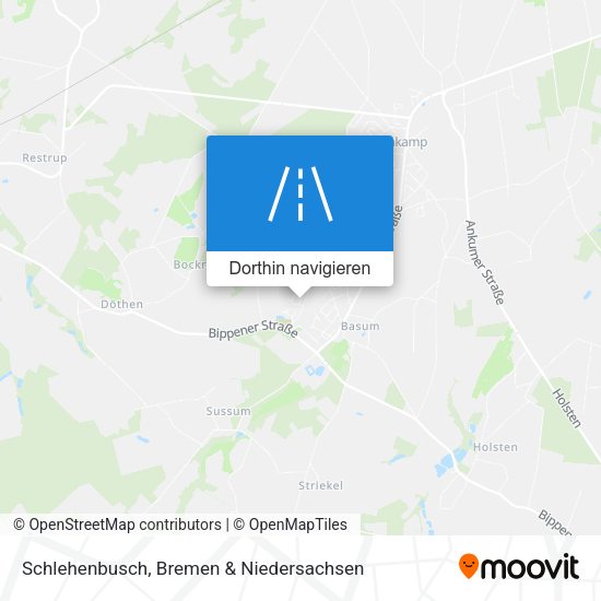 Schlehenbusch Karte