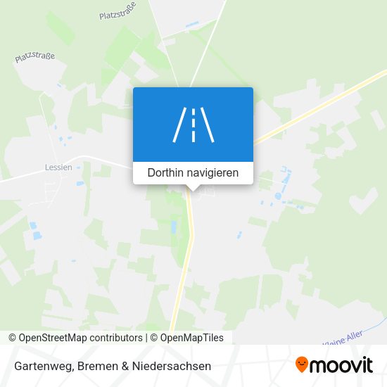 Gartenweg Karte
